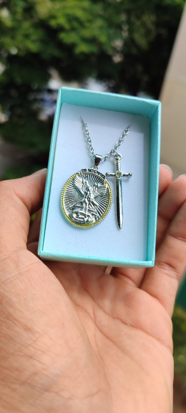 Miniatura 8 de Collar San Miguel Arcangel +CajaRegal SP